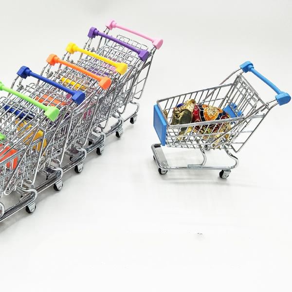 Kids mini toy supermarket shopping cart