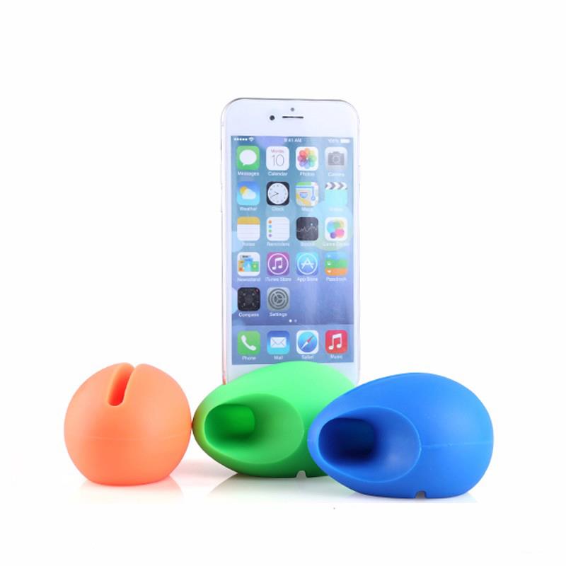 Silicone egg shaped mini sound amplifier/speaker/mini music egg speaker for tablet/mobile phone