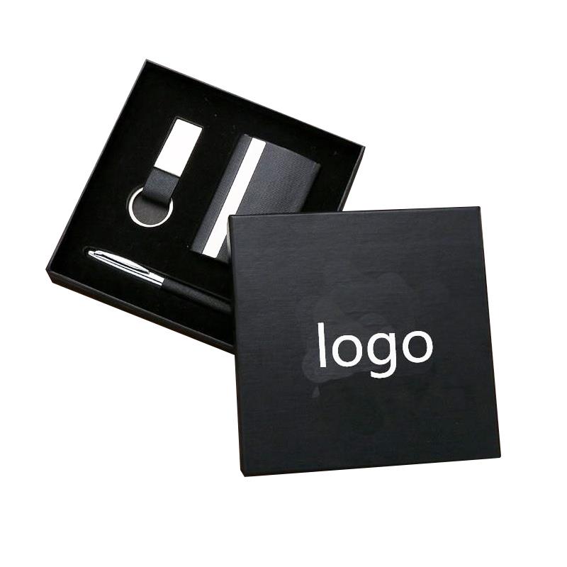 Promotional Pen Keychain Gift Set With Custom LOGO