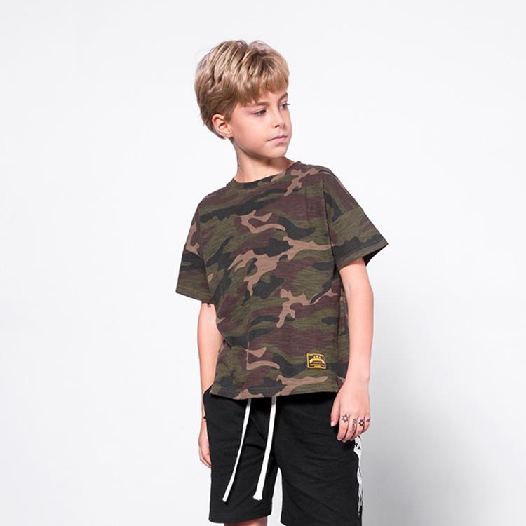 2019 summer children's clothes kids clothing casual camouflage short-sleeved boys new design t shirt