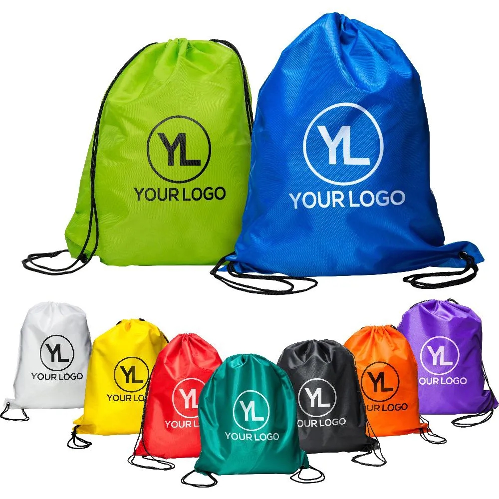 Customized Classic Polyester Drawstring Backpack