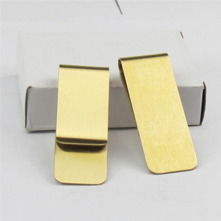 Money Clip Card Holder Wholesale Custom Spring Metal Gold Money Clip