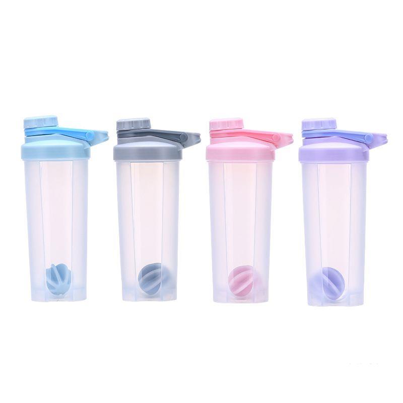PP custom logo protein shaker cup 700ml bottle with button/lock