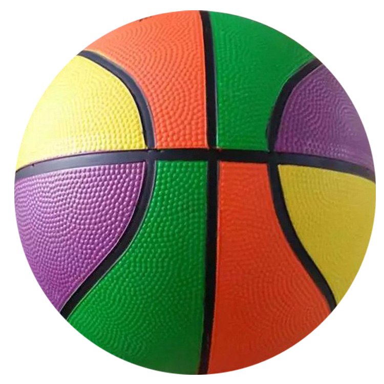 size 7 rubber basketball