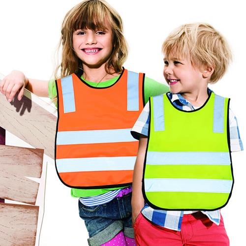 cheap factory price kids yellow reflective child safety vest