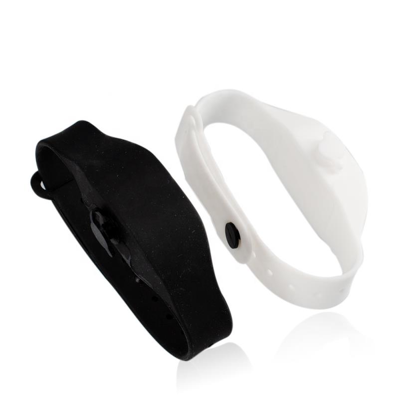 Alcohol Gel Silicone Hand Sanitizer Bracelet Refill Sub Packing Latest Wristband Dispenser With Color Printed