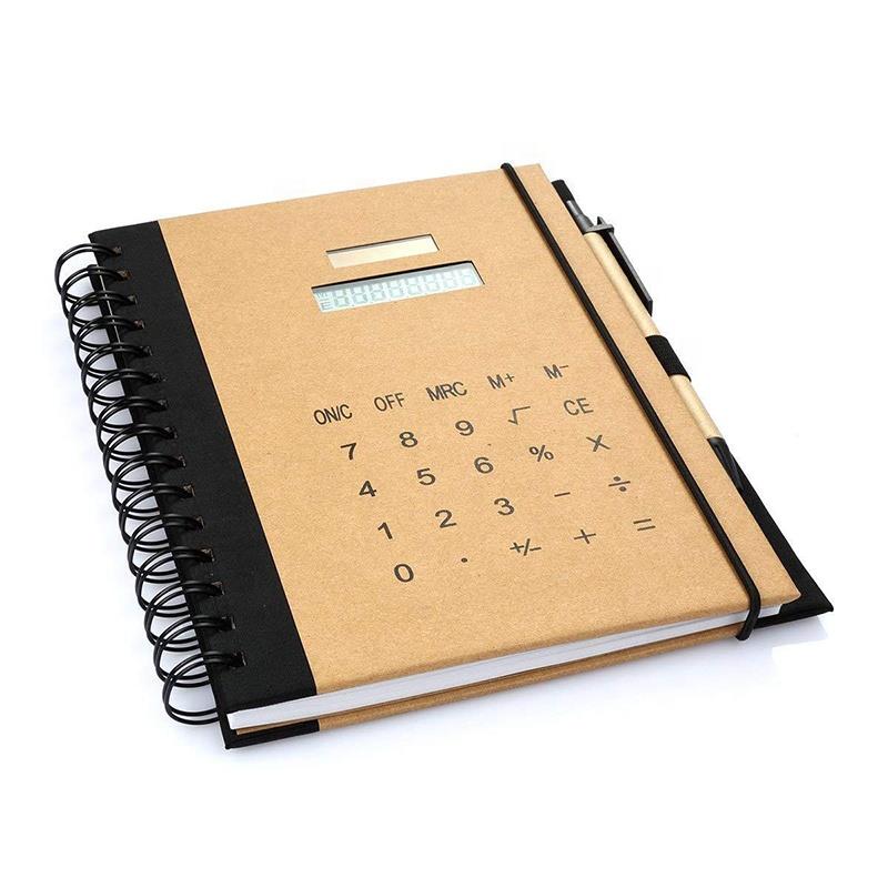 Multi-function stationery diary book with calculator Pen