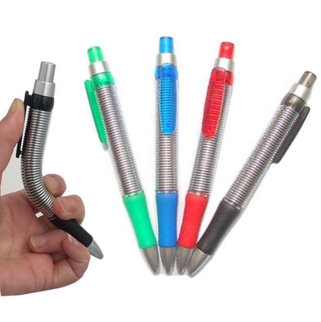 2021 Plastic customized pen magic pen plastic pen with spring
