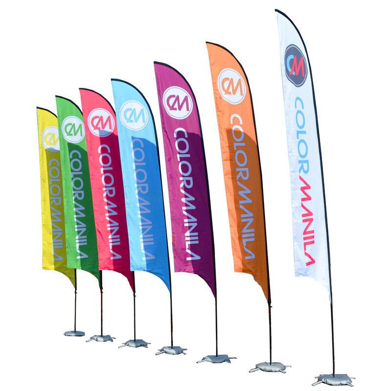 advertising exhibition event outdoor Flying Beach feather Flag banner