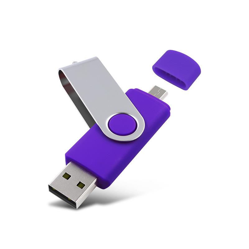 USB memory stick 8GB 16GB 32GB 64GB 2 in 1 metal OTG USB flash drive