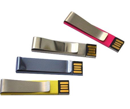 Clip Mini Metal usb Flash drives stick 4GB with custom logo 8GB 16GB 64GB 128GB