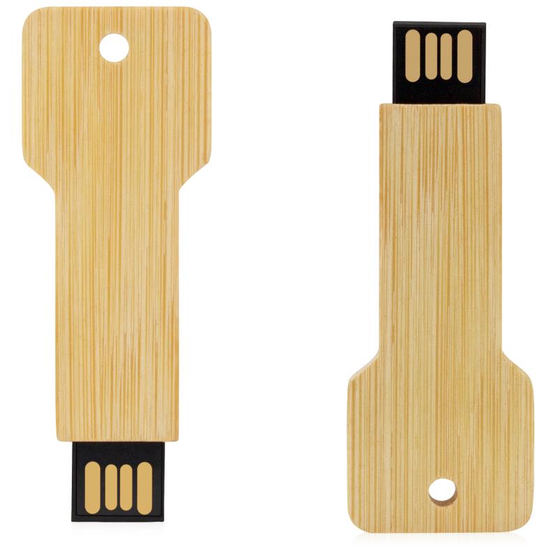 Wooden Key USB Flash Drives Green Wood USB Disk 2G 4G
