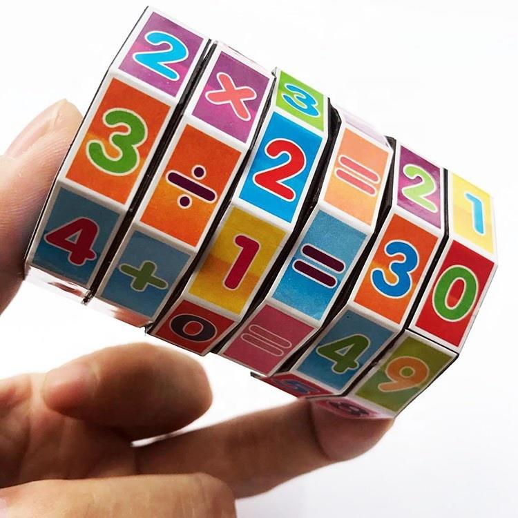 Children Montessori Games Mathematics Numbers Magic Cube Toy