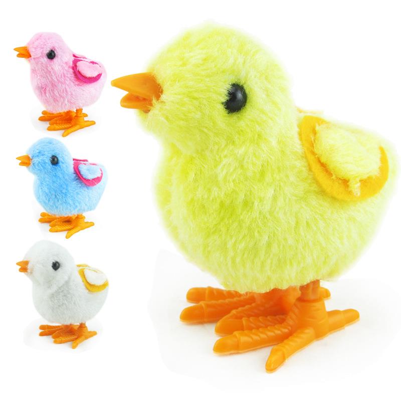 Plush Chick Wind Up Toys Children Clockwork Toy Gifts For Kids