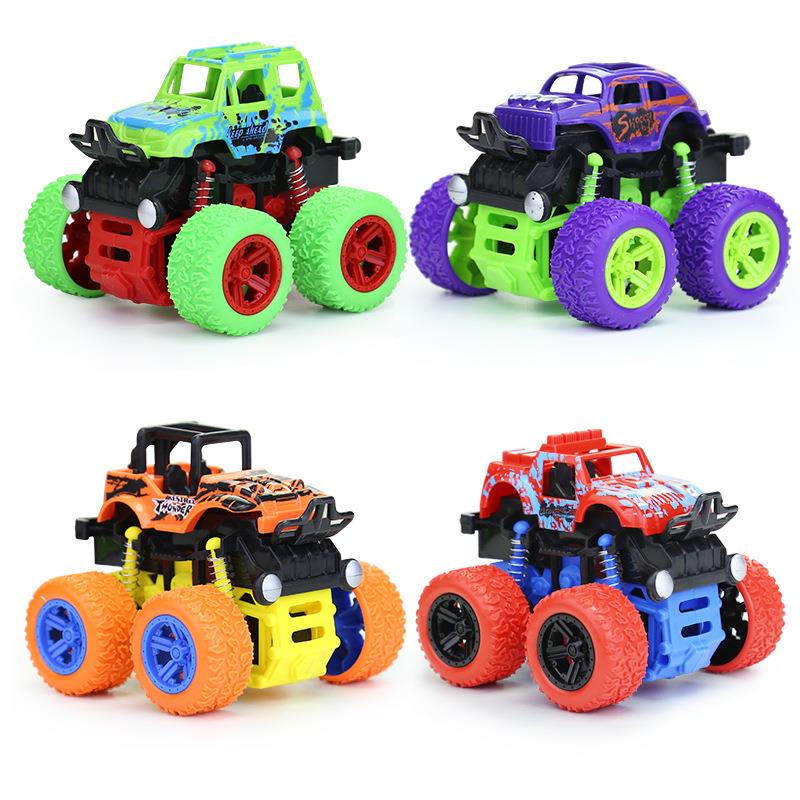 4Wd Vehicles For Toddler Children Simulation Model Car Anti-Shatterproof Friction Toys Kids Car