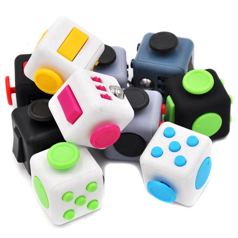 Toys Toy Cubes White Custom Logo Box Ball Anti Stress Adult Controller Pad Cans Mini Fidget Cube