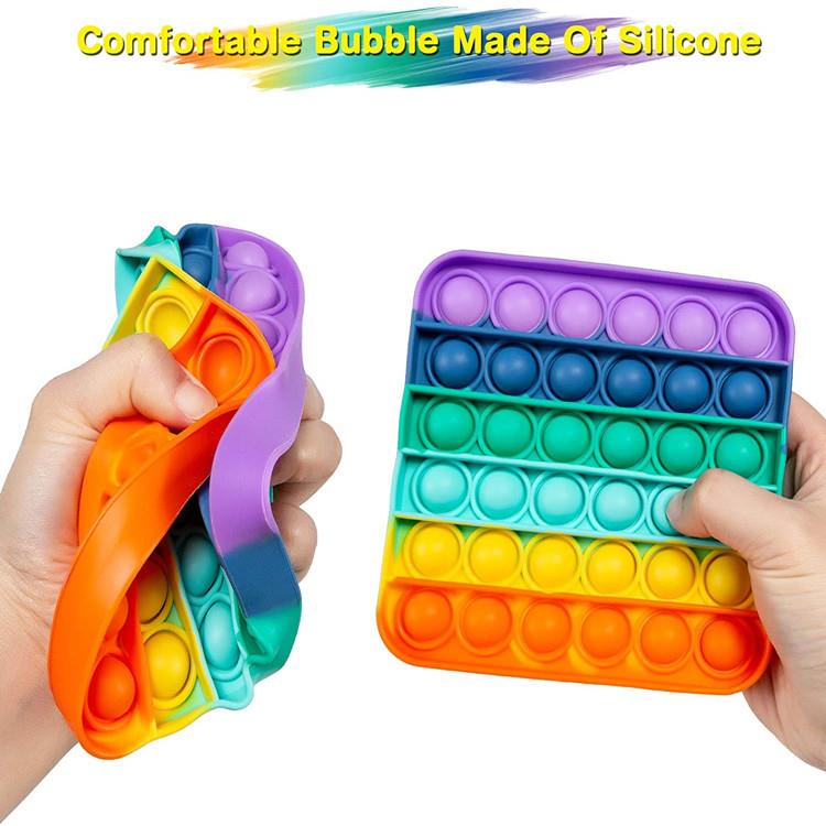 Pressure Relieving Game Toys Anti Anxiety New Silicone Bubble Fidget Toy