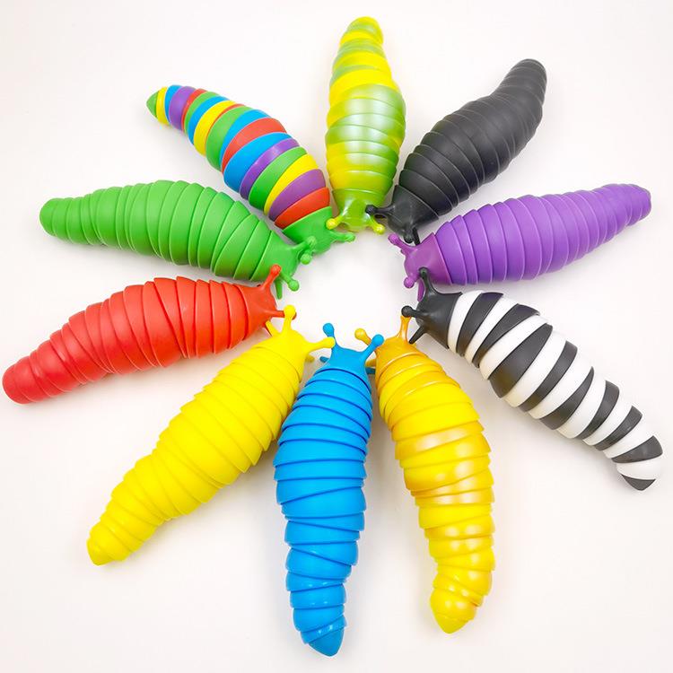 2022 Selling Slug Snail Animal Shape Decompression Simple It Toy Articulated Pressure Relieving Toys