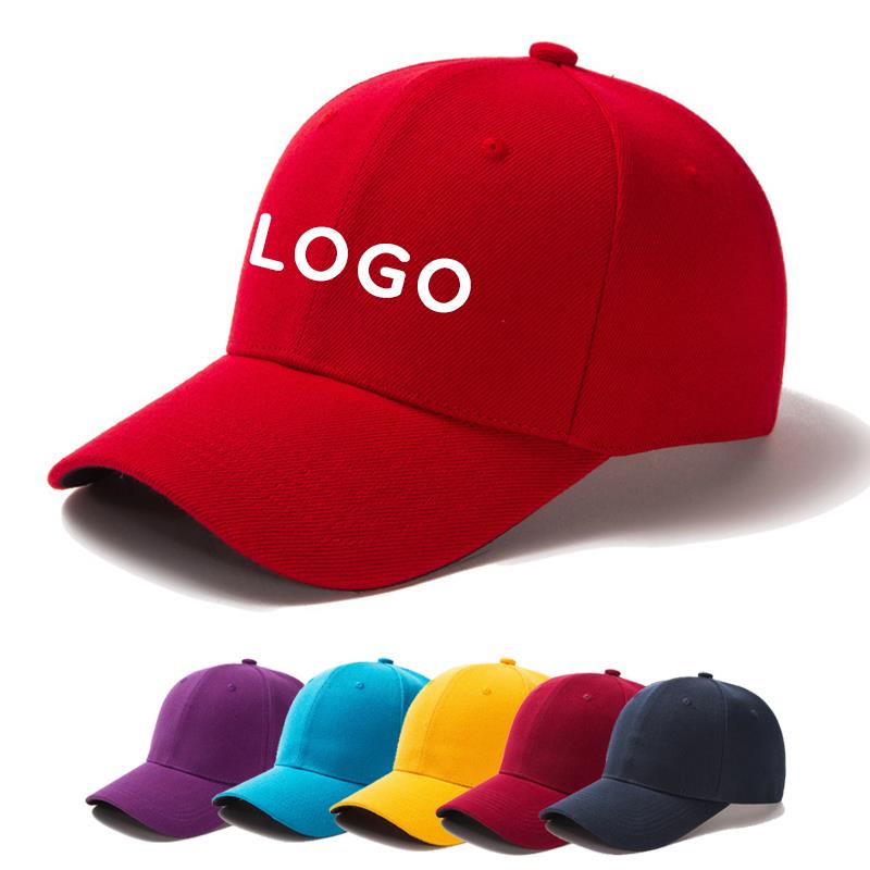 Design Logo 6 Panel Hats Cotton Twill Golf Sport Comfortable Custom Promo Baseball Cap Hat