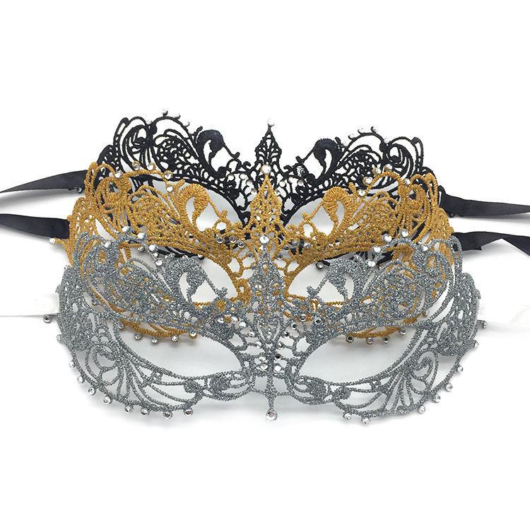 colors Movie mask party Womens black lace eye mask masquerade 3D masks