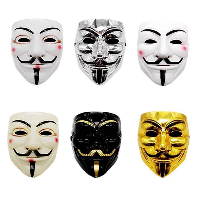 Cover Halloween Custom Cosplay Mask Masque Party Decoration V-Vendetta Mask
