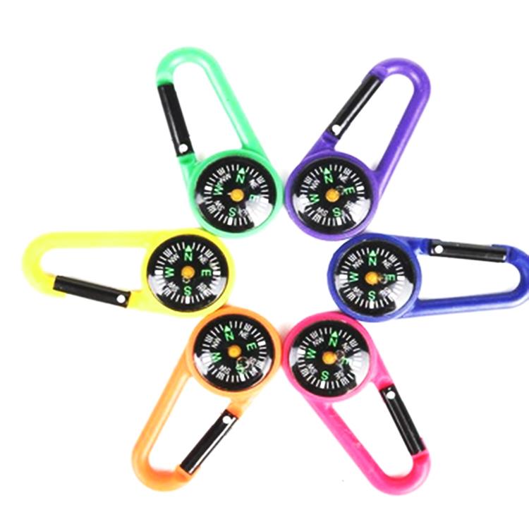 Accessories Quick Release Buckle Keychain Portable Mini Compass Carabiner