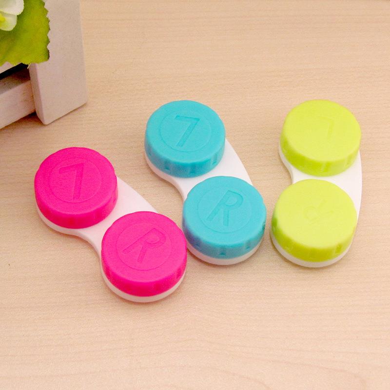contact lens case with mirror plastic glasses case contact lens box