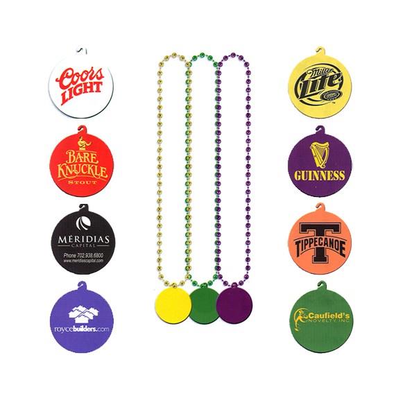 Custom Mardi Gras Medallion Beads