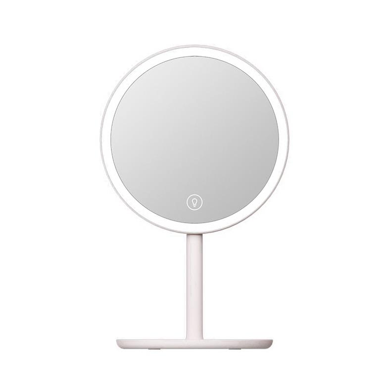 Simple Style Durable Quality Travel Usb Rechargeable Led Light Makeup Mirror
