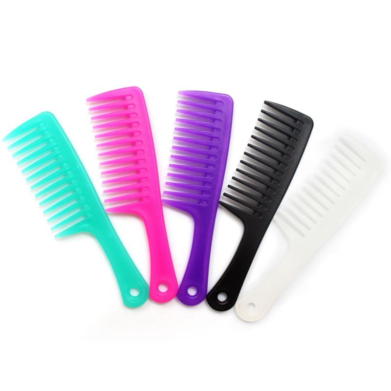 Thick Wide-tooth Hair Comb For Women Curly Straight Acrylic Hair Roll Comb Styling Hair Tools