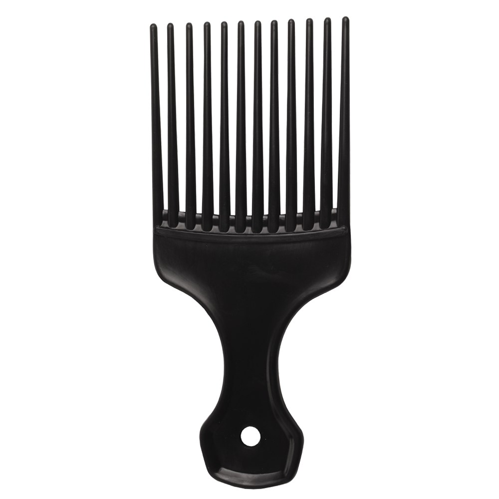 fork comb Afro comb plastic hair comb with logo for Black person
