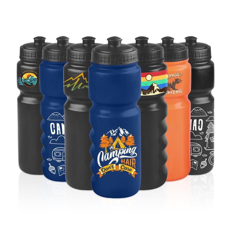 Logo Print Bpa Free biking hiking bottle Pe Plastic Sports Water Bottle Cycling Water Bottle
