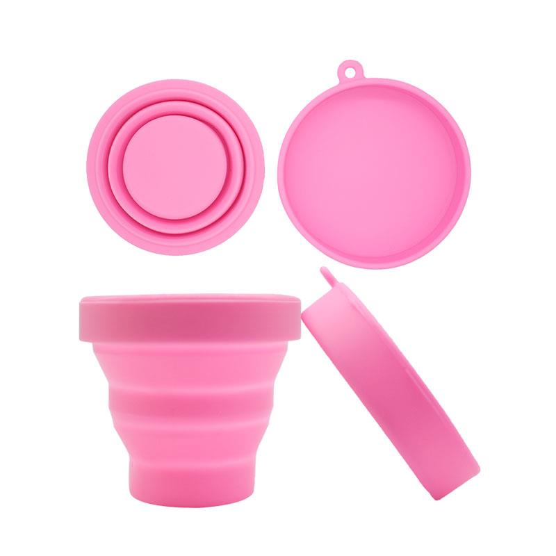 Silicone Female Period Collapsible Menstrual Cup collapsible silicone cups