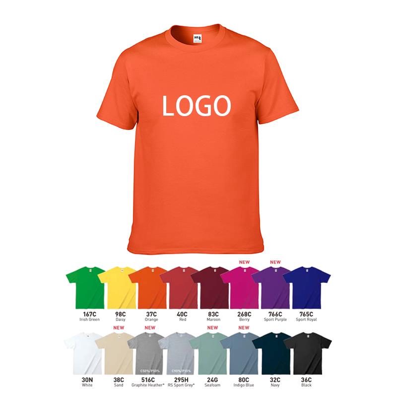 Ultra Cotton Custom Printed or Embroidered Logo Mens Sport T shirts