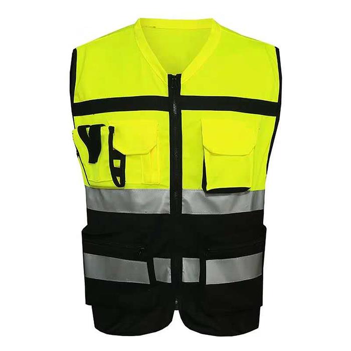 Custom Logo Working Safety Vest Motorcycle Reflective Vest With Pocket