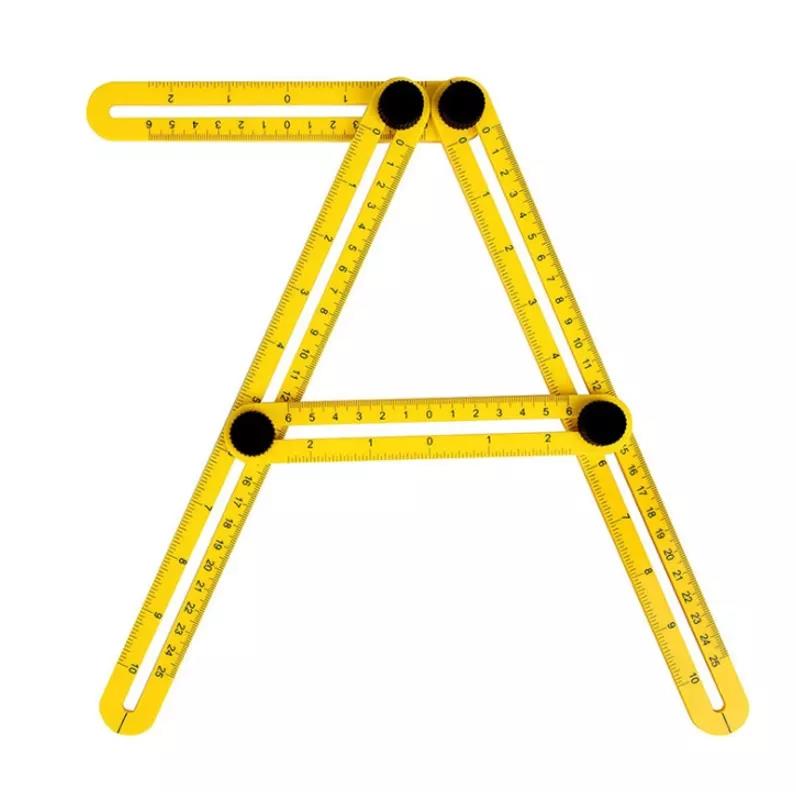 ABS yellow template ruler measure tool