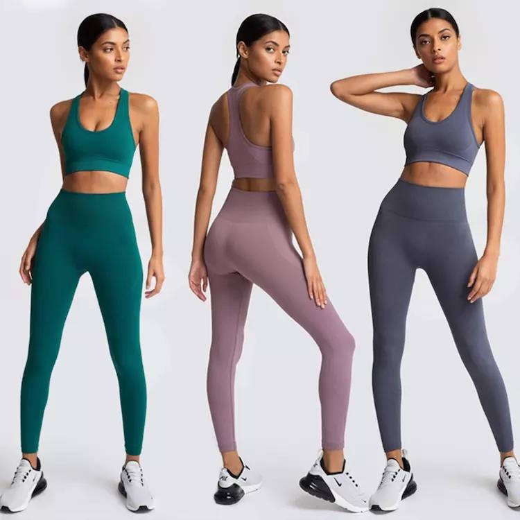 Yoga Sports Suit Gym Seamless Yoga Wear Sets Sport Suit Women Workout Clothing Wears