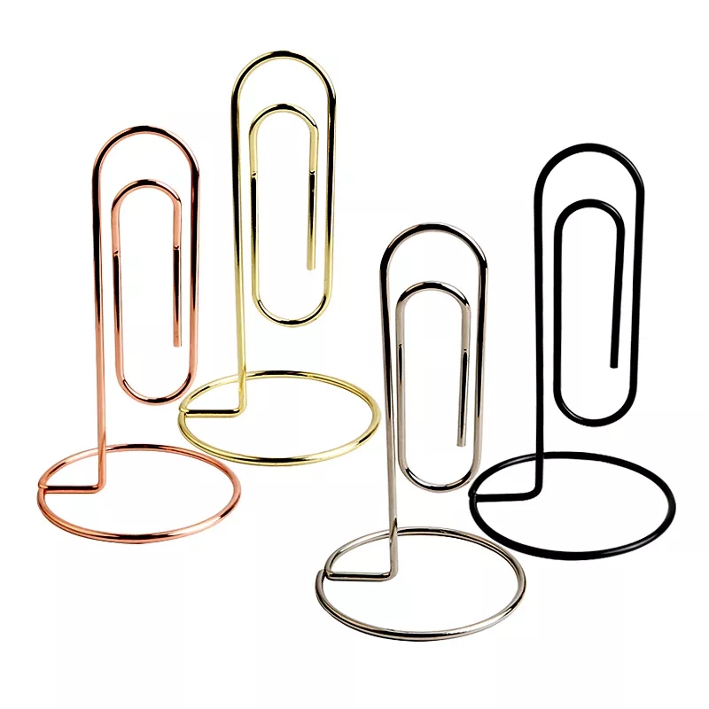 Metal Wire Table Number Stands Memo Clip Holder