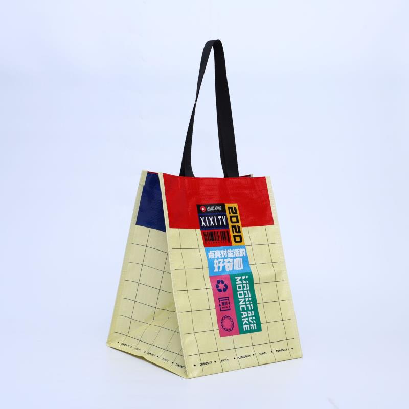 Custom beautiful foldable big size laminated PP tote shopping bag
