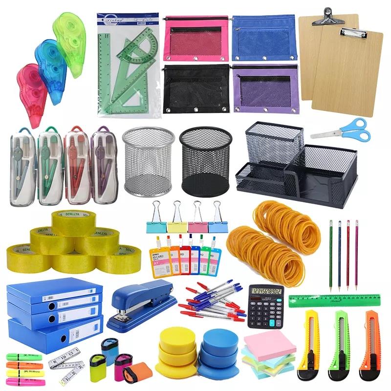 Promotional Wholesale Custom Cheap Stationery Gifts Sets Bag School Supplies for Primary Middle High School Stationery Items