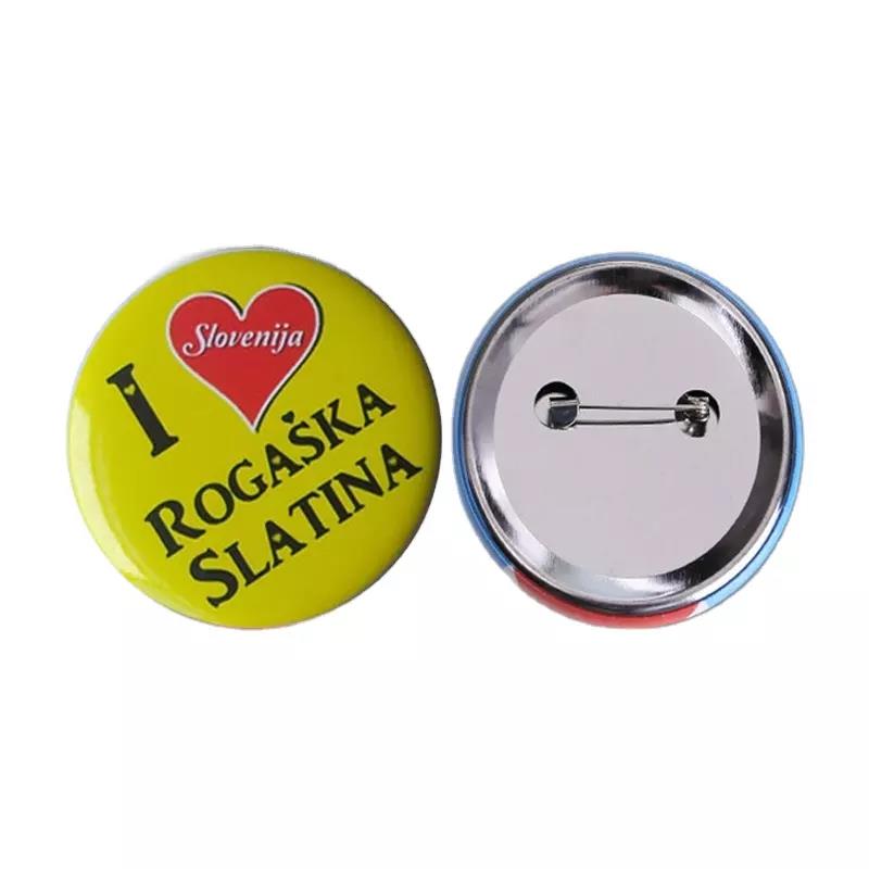 Factory Good Price Promotion Star Heart 38mm 58mm 75mm Custom Pin Button Badge, Badge Pin, Tin Button Badges