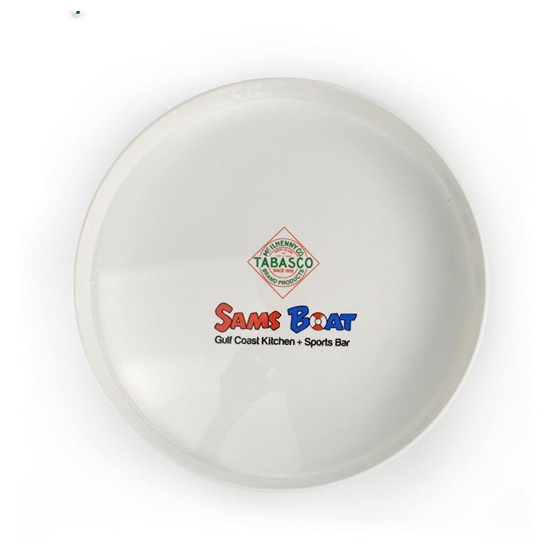 Customized Round Plastic Anti Slip Serving Tray Beer Beverage Tray for Bar Restaurant