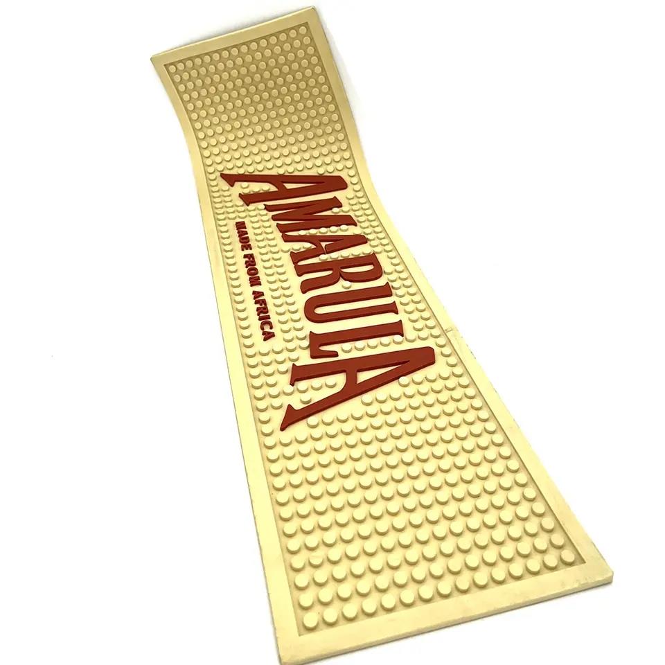 Value Added Promotional Drip and Sublimation PVC Branded Bar Mat