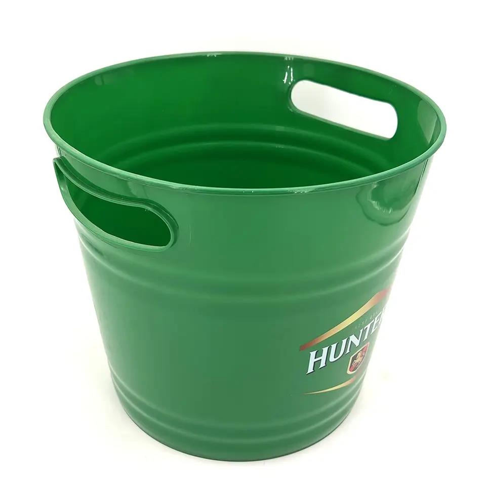 Promotional Cheap PP With Beer Logo Branded Champagne Marketing Ice Bucket