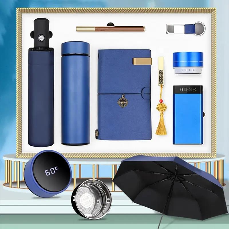 Custom Logo Promotional Cup Umbrella Mens Gift Box Set Luxury Business Gifts