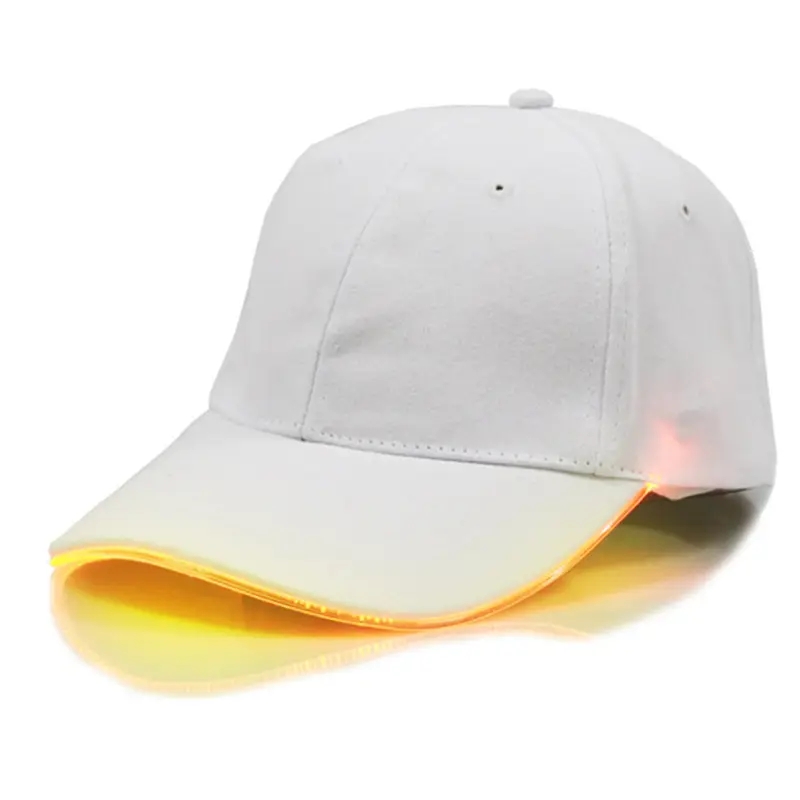 New Design Custom Logo LED Light cap Hat