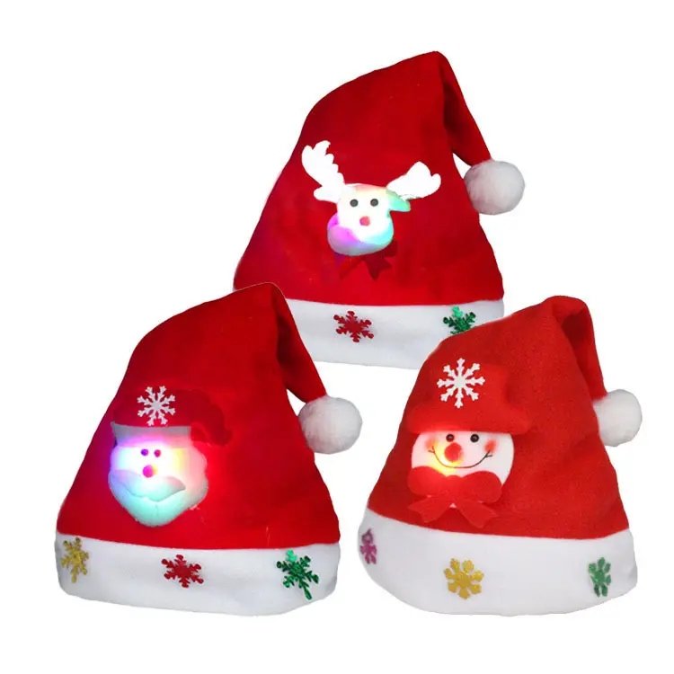 LED Merry Christmas Hat