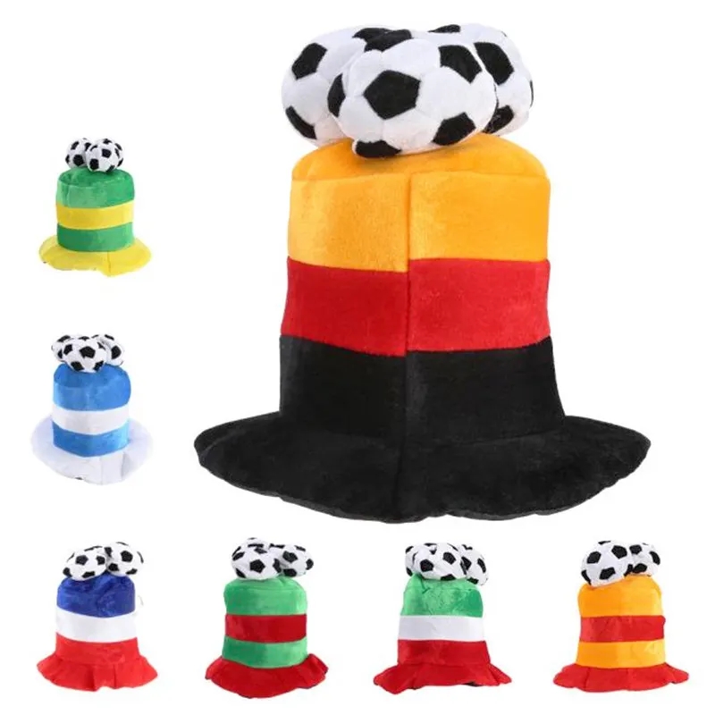 Flag Soccer Ball Party Hat