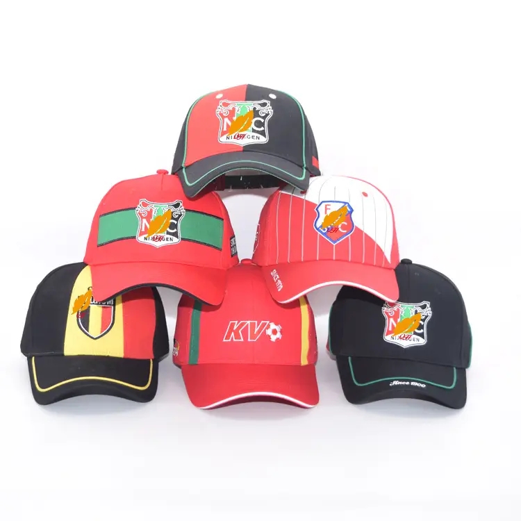 Custom embroidered soccer team logo sports hat