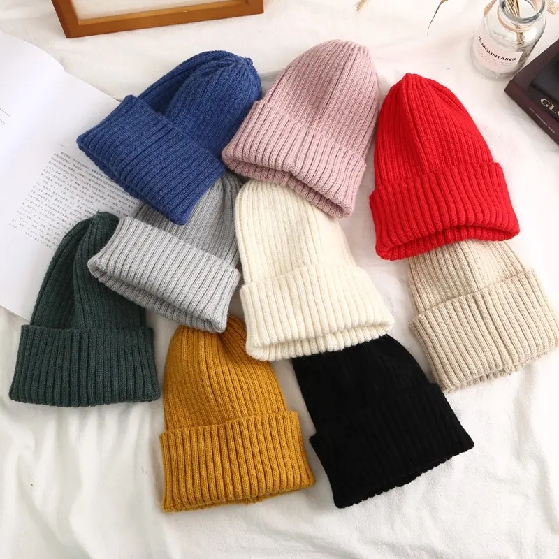 Unisex Soft Winter Warm Knitted Caps